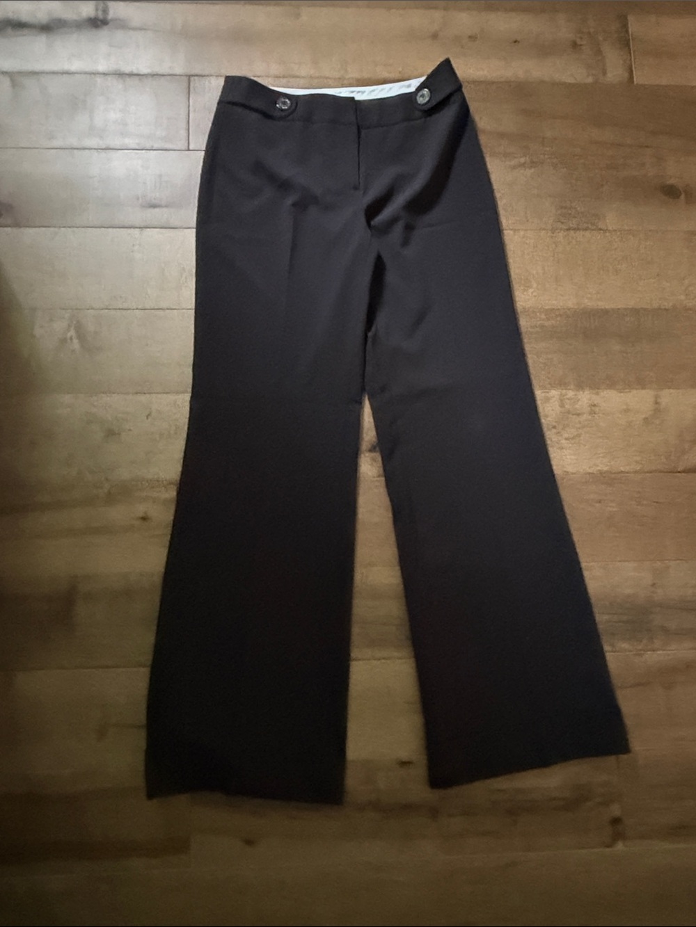 💘Adrienne Vittadini Black Wide-Leg Dress Pants
